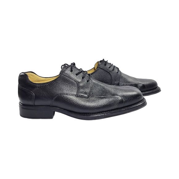 Belvedere Studio Bay Bridge Black Leather Lace Up Dress Shoes Mens Size 13 D main image 4
